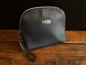 KNESKO Black Faux Leather Pouch (NWOT)